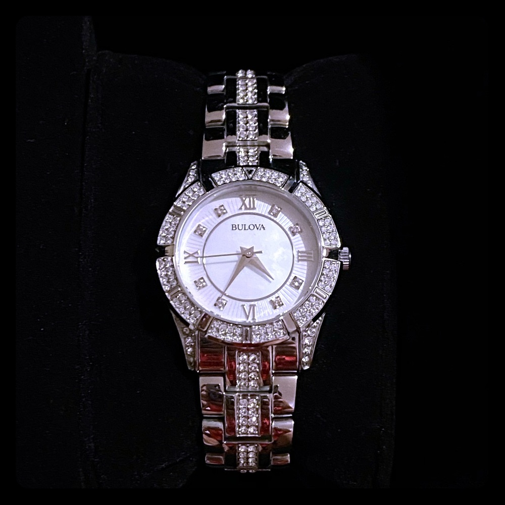 Bulova 96L116 Swarovski Stainless steel watch